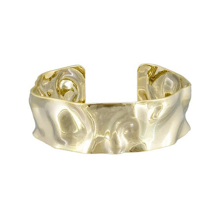 Gold cuff bracelet 