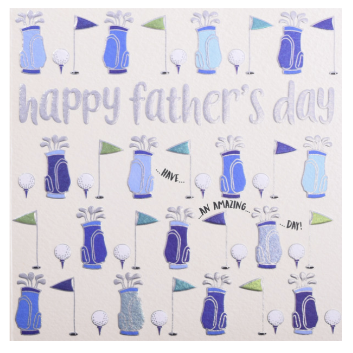 A Golf Father's Day Card