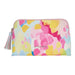 good vibes colourful travel bathroom vanity bag