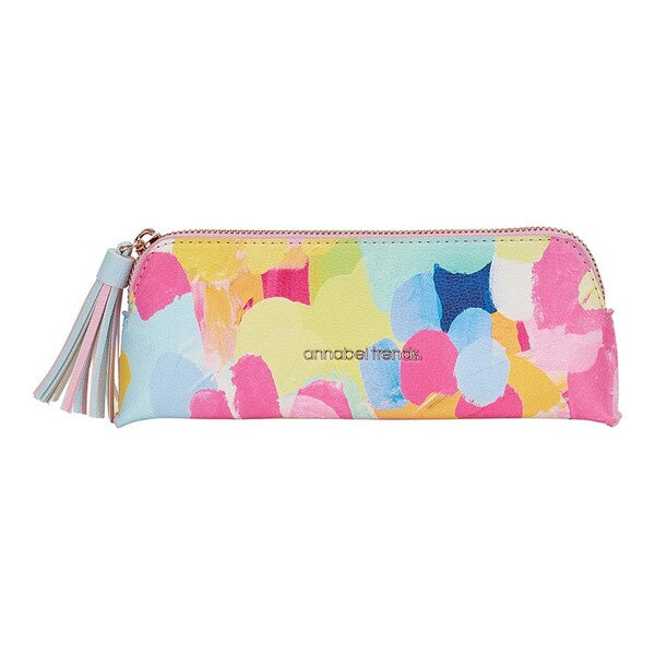 good vibes colourful small cosmetic shower bag