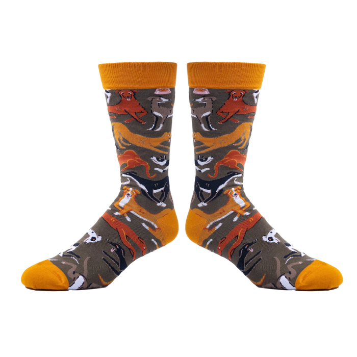 50 Shades of Greyhound Socks Mens