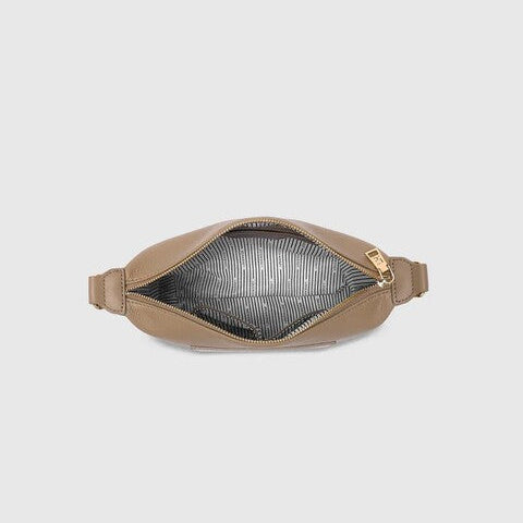 Beige waist bag 