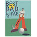 golf fathers day card