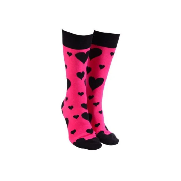 Sock Society Love Heart Socks Black
