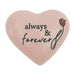 always and forver heart stone keepsake