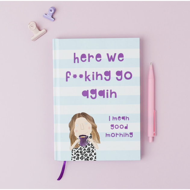 Rosie Made A Thing Here We Go A5 Lined Notebook