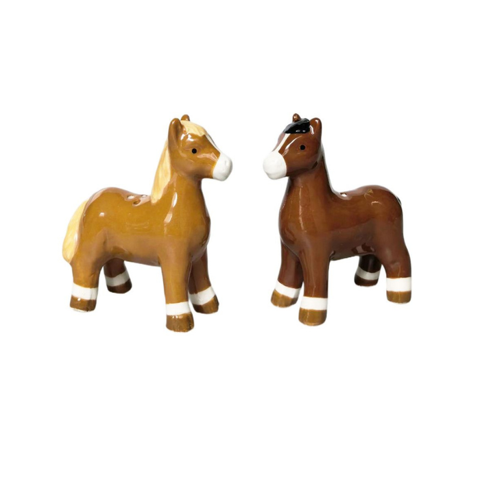 Horse Salt & Pepper Shakers 8cm