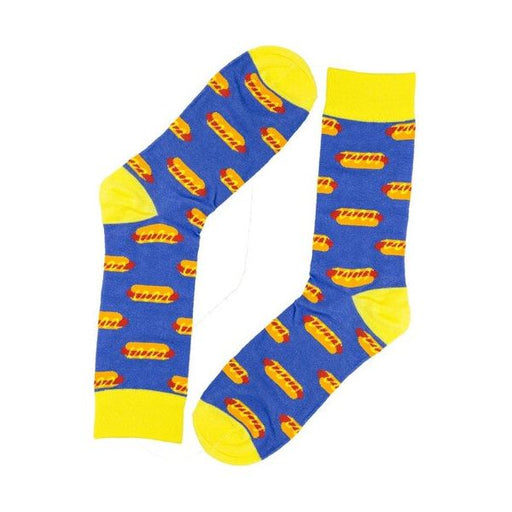 fun hot dog socks unisex