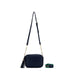 navy crossbody bag with multiple straps