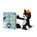 jellycat jack cat soft toy with book