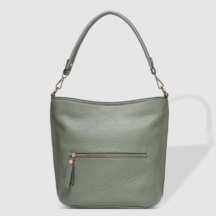 vegan leather khaki womend handbag set