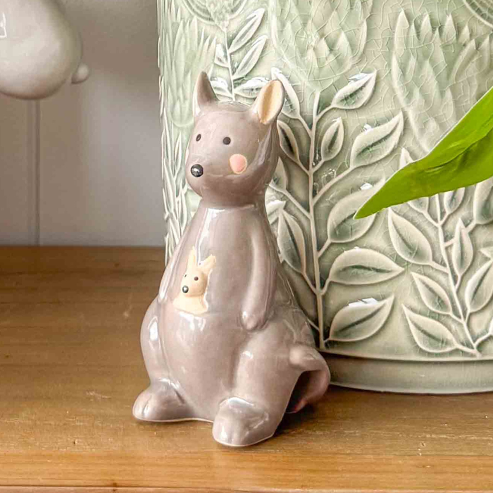 Kangaroo Pot Hanger Grey 10cm