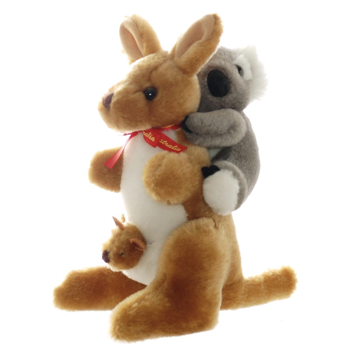 Kangaroo with Joey & Koala 25cm