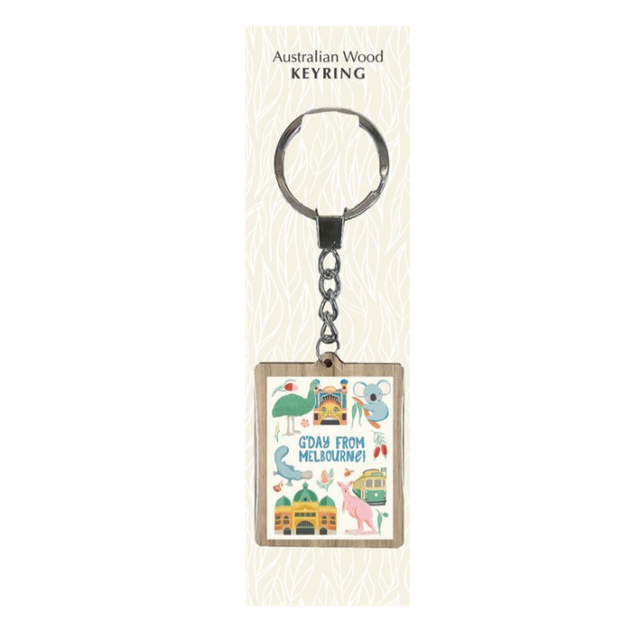 G'day From Melbourne Keyring
