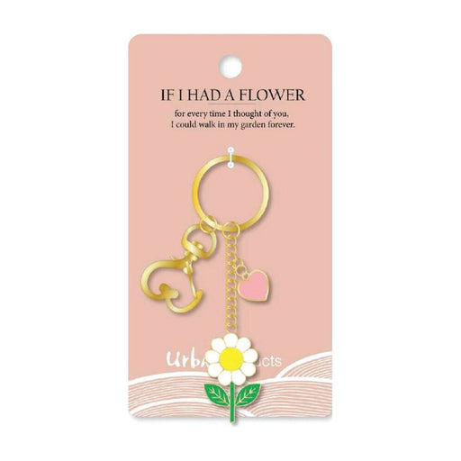 if i had a flower keyring keychain