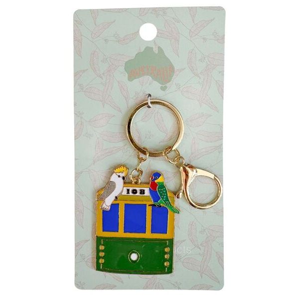 Tramway Keychain Iconic Tram Keyring — Spoilt Gift & Homewares