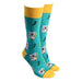 green koala and baby australian animals socks