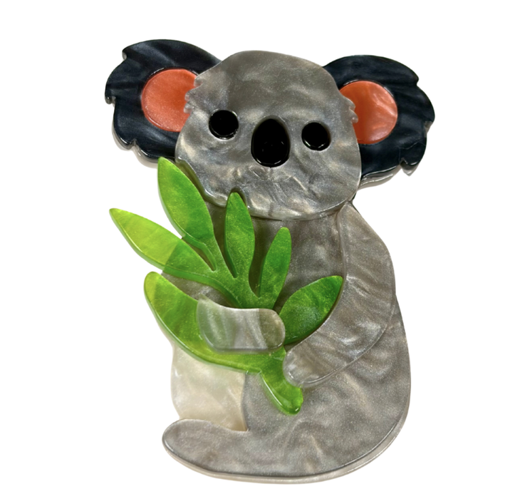 Iris Koala Brooch
