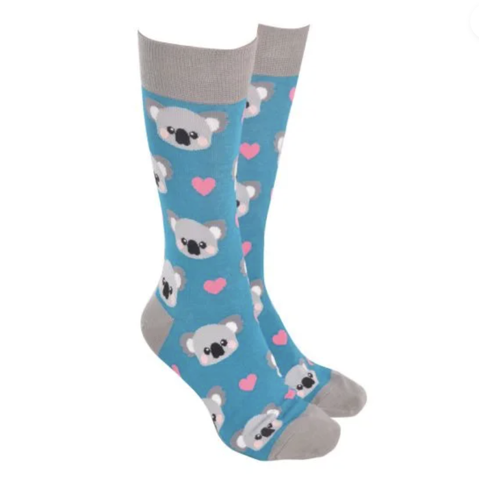 Sock Society Koala Heart Socks Teal
