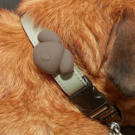 airtag holder silicone for pet collar