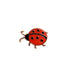 red and black lady bug keepsake pin