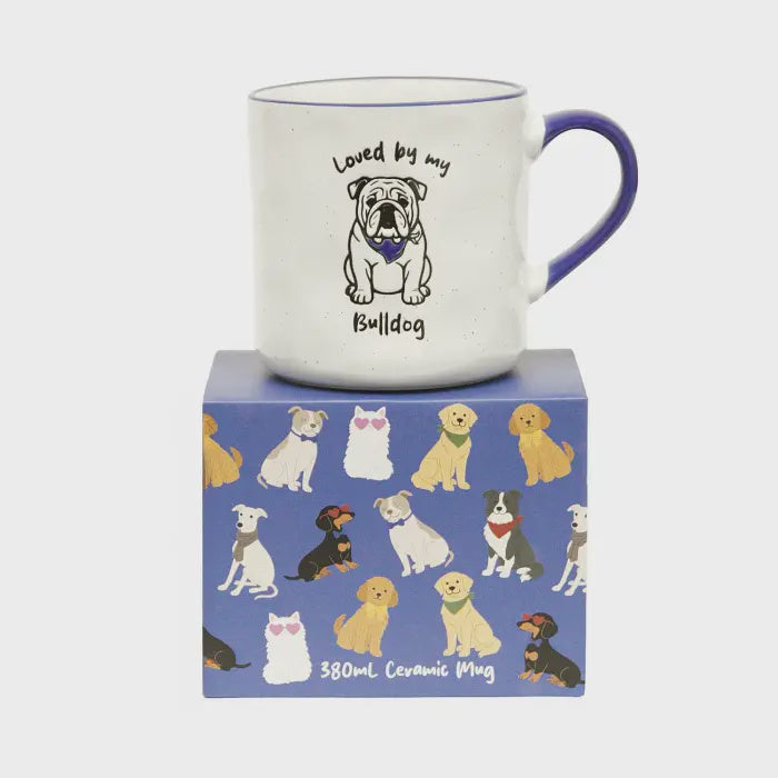 Loved By My Bulldog Mug