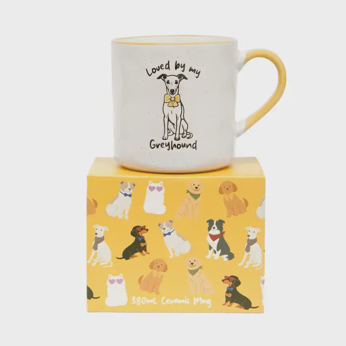 Loved By My Greyhound Mug