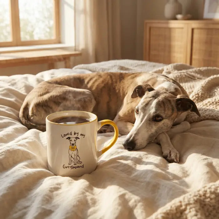 Loved By My Greyhound Mug