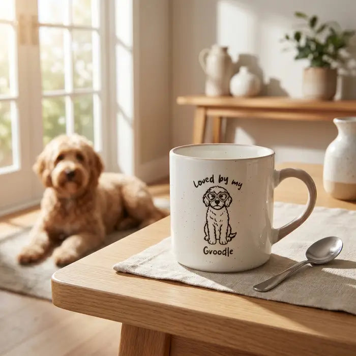 Loved By My Groodle Mug