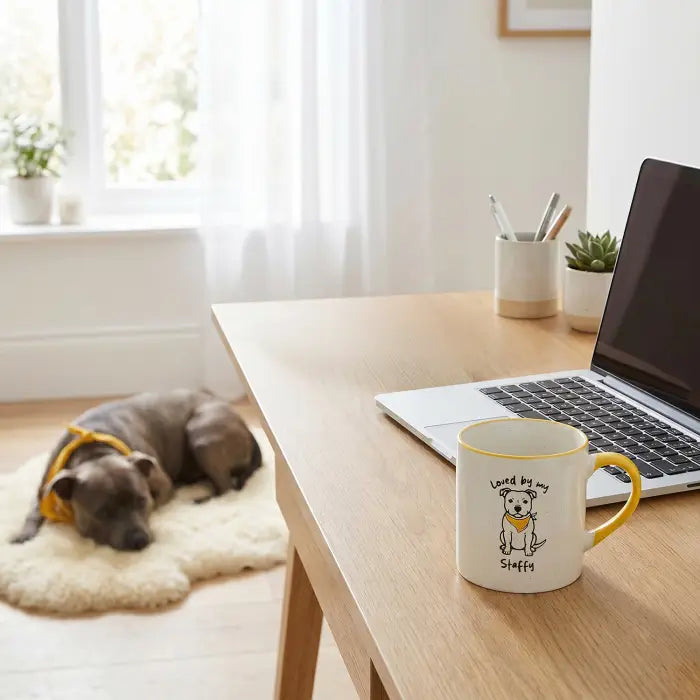 Loved By My Staffy Mug