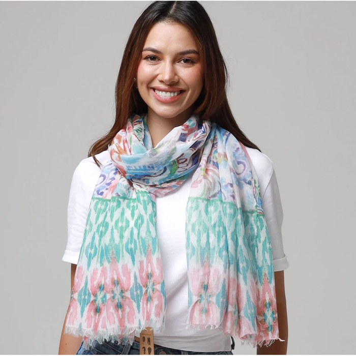 Florence Scarf Aqua
