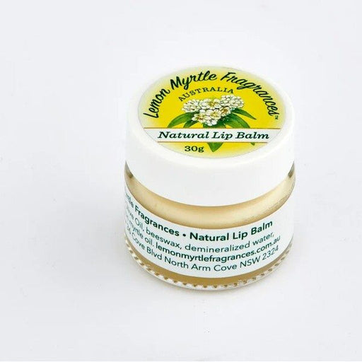 Lemon Myrtle Fragrances natural lip balm jar  