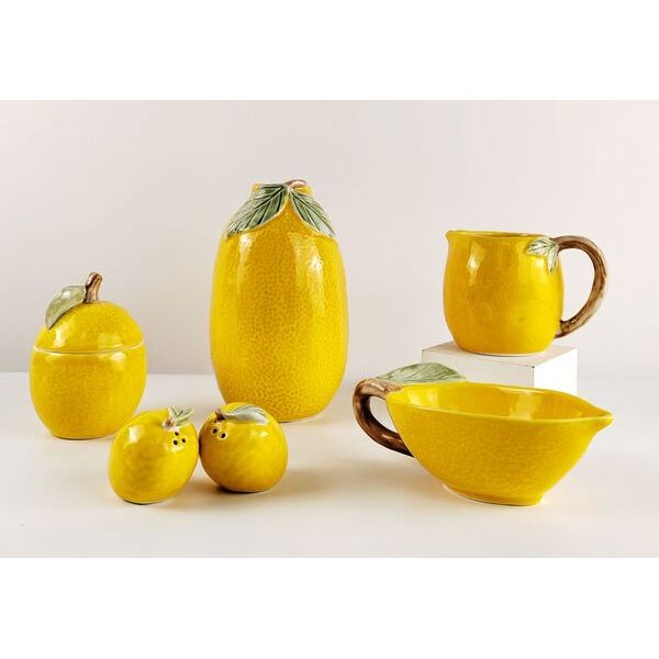 lemon fruit designed kichen and table items