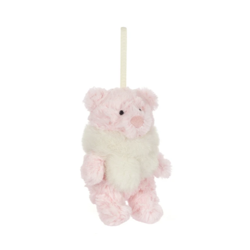 Jellycat Leola Bear Winter Warmer Decoration