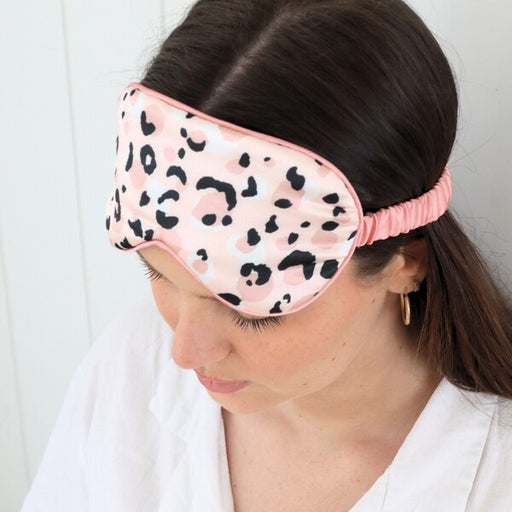 eye mask leopard print