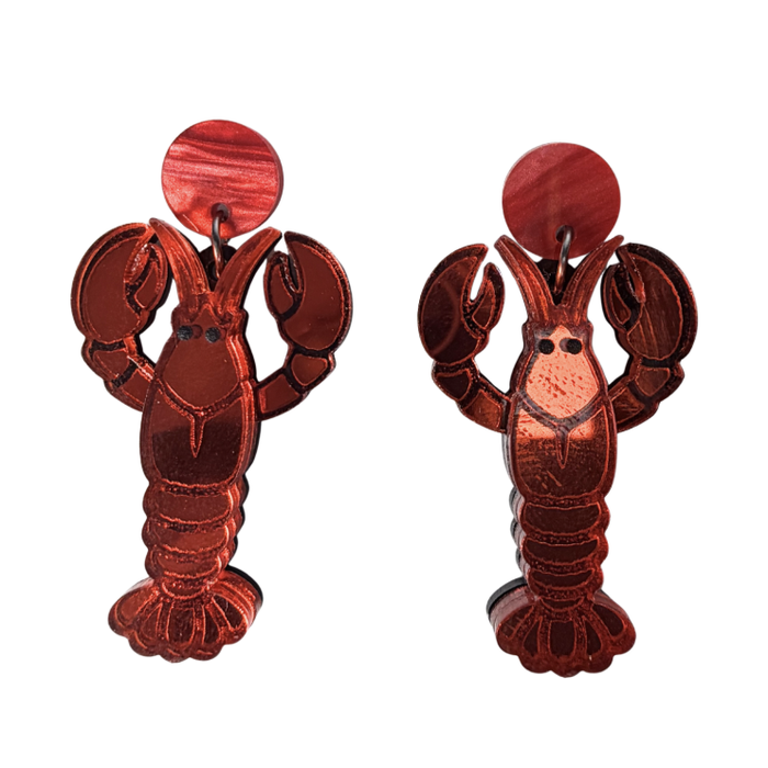 Iris Lobster Earrings