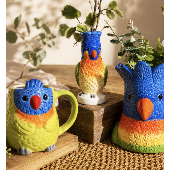 Lorikeet Mug Blue 10cm