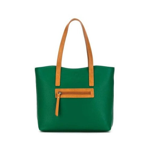 green ladies hand bag