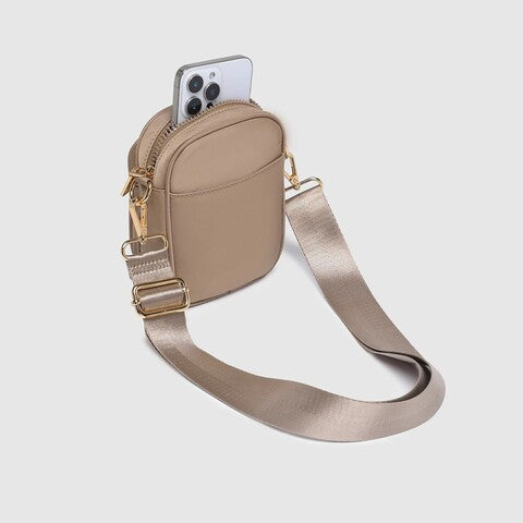 lyla mocha phone bag