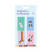 4 magnetic bookmarks dog pictures