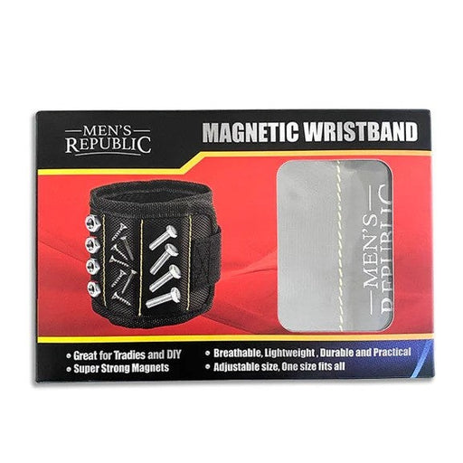 magnetic wristband for handyman for nails and screws