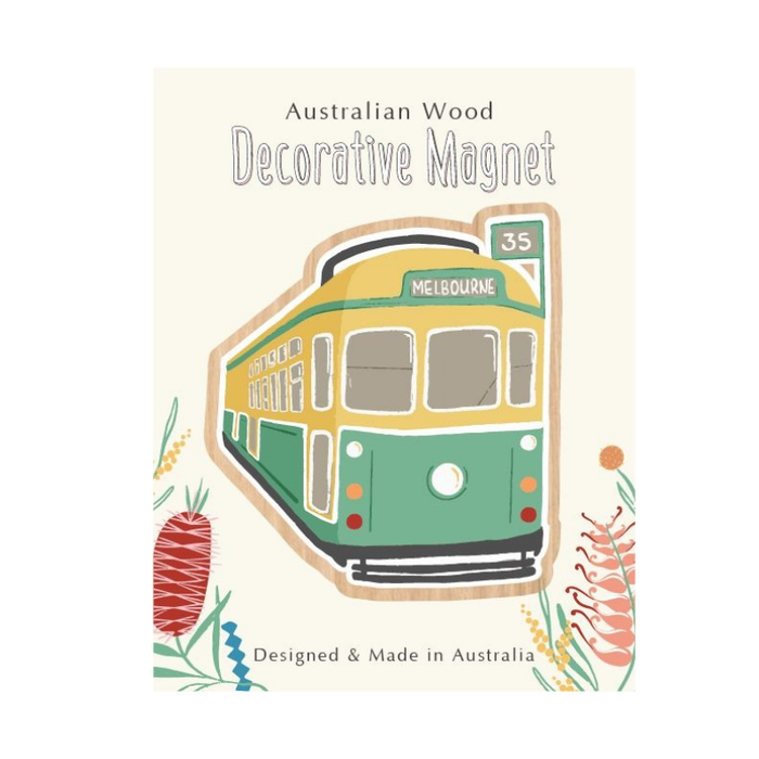 Melbourne Tram Shape Magnet