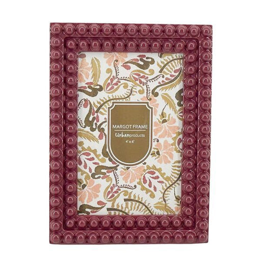 Decorative photo frame burgandy
