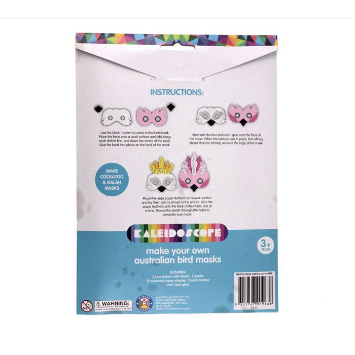 Make Your Own Australian Bird Mask Kit