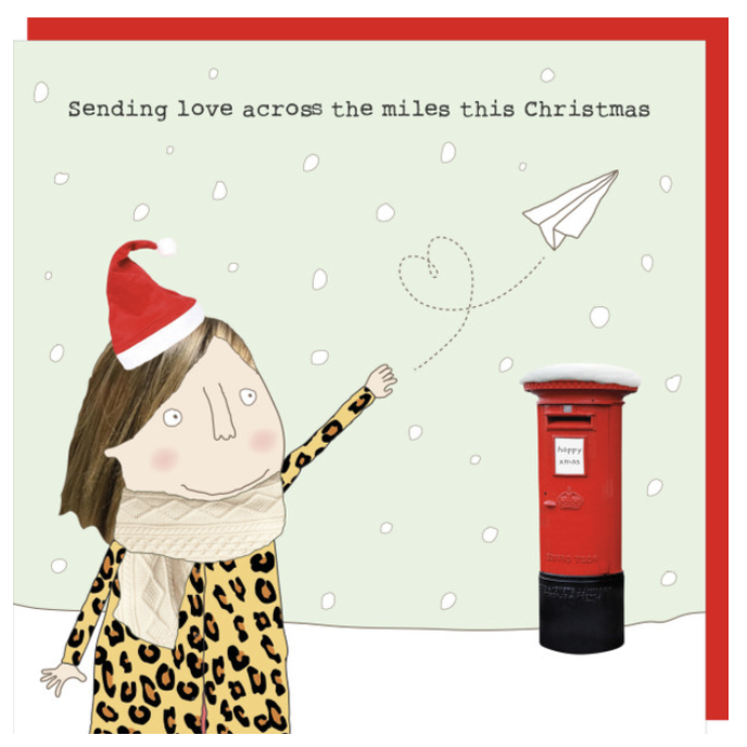 Rosie Made A Thing Across Miles Christmas Card