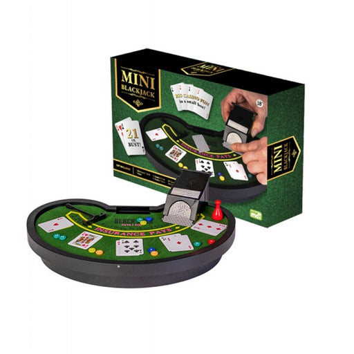 Mini Blackjack table game set 