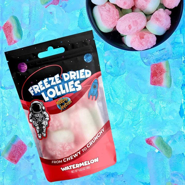 mini watermelon lollies freeze dried