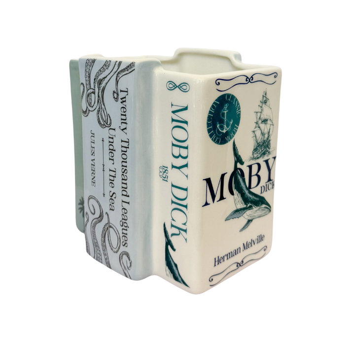 Sea Books Planter Blue 15cm