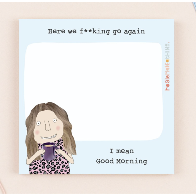 Rosie Made a Thing Here We Go Sticky Jot