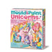 Box of 'Make Your Own Glitter Mould & Paint Unicorns' craft kit 